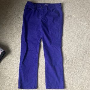 Ann Taylor Loft Purple Straight Leg Jeans
